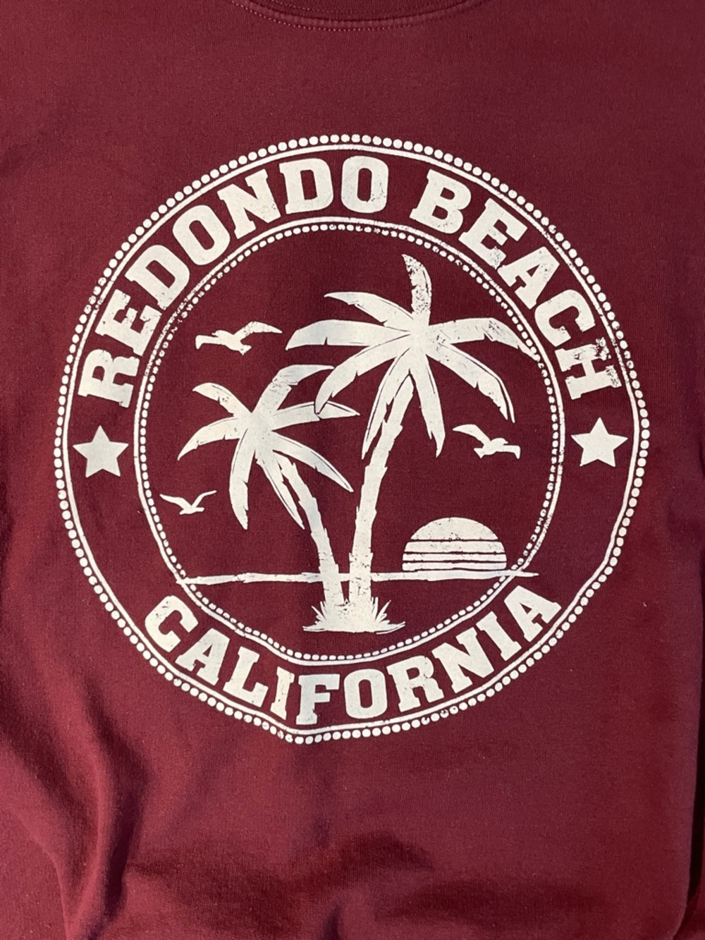 Redondo Beach California Graphic Crewneck Sweatshirt Men’s Women’s Unisex